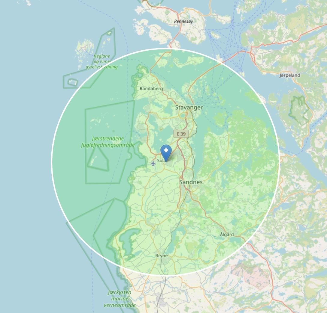 levering 20km kart